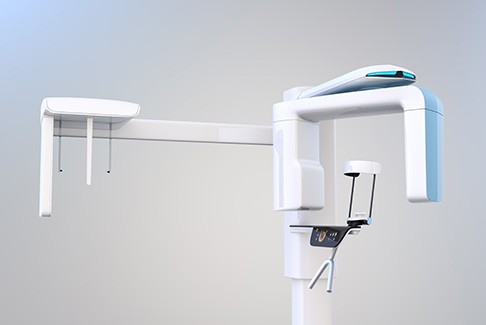 3D cone beam scanner graphic